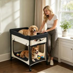Elevated Dog Bed with Waterproof Oxford for Closet (Option: default title)