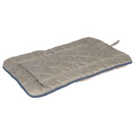 DGS Pet Products Chenille Pet Sleeper Cushion Extra Extra Large Blue/Grey 30" x 48" x 1" (Color: Grey/Blue, size: small)