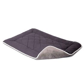 DGS Pet Products Pet Cotton Canvas Sleeper Cushion Extra Small Sand 15" x 20" x 1" (Color: Pebble Grey, size: Extra Small)